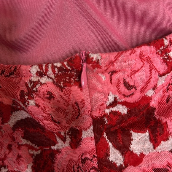 Zara Blogger’s Favorite Pink Floral Jacquard Mini Dress - Medium - Picture 11 of 13